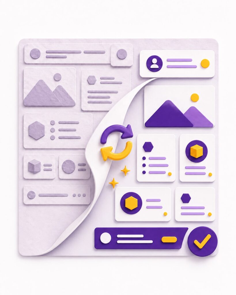 Restyling sito web